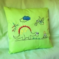 Bild 3 von Stickdatei Dinowelt SET Mugrug Redwork