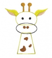 Bild 4 von Stickdatei  Giraffe doodle 4er SET 13x18cm