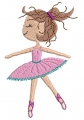 Bild 3 von Stickdatei Ballerina Vollstick 2 Größen