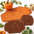 Bild 5 von Stickdatei ITH Herbst Kürbis Untersetzer Quilt Optik 12 Größen