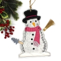 Bild 5 von Stickdatei ITH Tischadventskalender Schneemann 