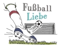Bild 4 von Stickdatei Fußball Fußballtor Redwork SET Mein Zeugnis Fußballliebe