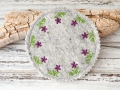 Bild 6 von ITH Stickdatei Untersetzer Blume 6 Motive