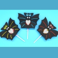 Bild 2 von Plotterdatei Fledermaus zum Befüllen für Schokokugel Lolli 