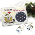 Bild 2 von Stickdatei Wichtel Weihnachtswichtel Mugrug 