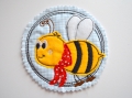 Bild 4 von Stickdatei Biene Hummel doodle  / (Größe) SET 10x10cm/ 13x14cm/ 15x16cm/ 18x19cm