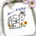 Bild 3 von Stickdatei Schule Schulranzen 1. Schultag