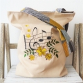 Bild 4 von Stickdatei Musik Noten mit Hibiskusblüten verschiedene Größen