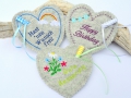 Bild 1 von ITH Stickdatei Geschenkanhänger Herzen mit Sprüche für Glückwünsche und Geldgeschenke 
