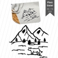 Bild 1 von Plotterdatei Berge Bergmotiv Alm Almwiese