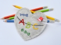 Bild 2 von ITH Stickdatei Geschenkanhänger Schulanfang 10x10cm
