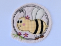 Bild 3 von Stickdatei Biene Hummel doodle  / (Größe) 10x10cm