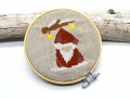 Bild 3 von Stickdatei Wichtel Nikolaus Kreuzstich Weihnachten Winter