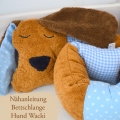 Bild 1 von E-Book Bettschlange Hund Wacki - Nähanleitung, Schnittmuster mit Maßangaben
