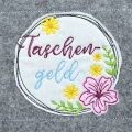 Bild 2 von Stickdatei Rahmen doodle Applikation Taschengeld