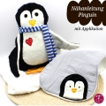 Nähanleitung Pinguin mit Applikation