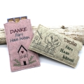 Stickdatei Schokohülle Danke sagen Haus hüten