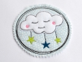 Bild 1 von Stickdatei Wolke Button doodle   / (Größe) 13x18cm